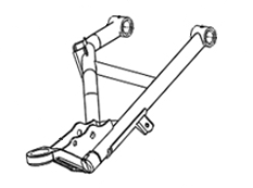 Рычаг передний верхний правый для BRC X-TERRA CT 1000 06A00400000