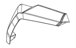 Расширитель задний левый для BRC X-TERRA CT 1000 06P02400000