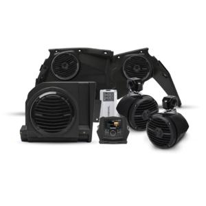 ШТАТНАЯ АКУСТИЧЕСКАЯ СИСТЕМА ROCKFORD FOSGATE НА BRP X3 (STAGE4)