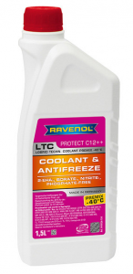 Антифриз автомобильный RAVENOL LTC Protect C12++ Premix -40C (готовый) (1,5 литра) 1410126-150-01-999