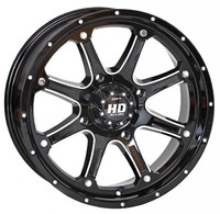 Диск квадроцикла BRP Can-Am HD4 14x7 (4х137 (ET+10) 5+2 Black\Mach) 14HD407