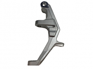 Поворотный кулак серебрянный (левый) для снегохода ODES Snowcross 1000 WT 18605210000