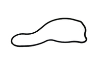 Прокладка помпы квадроцикла Honda TRX 650 680 19226-HN8-000