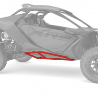 Защита порогов красная для BRP Can-Am Maverick R 715009923