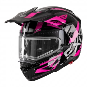 Шлем с подогревом FXR Maverick X Black Fuchsia 220623-1090