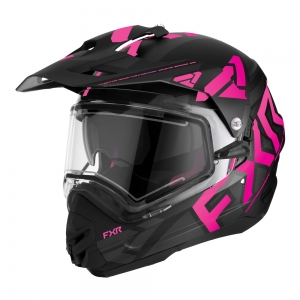 Шлем с подогревом FXR Torque X Team Black Electric Pink 230635-1094