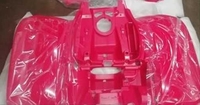 Крыло заднее квадроцикла Yamaha Grizzly 700 550 красное (ROMANTIQUE ROUGE) 1HP-F1600-S0-00