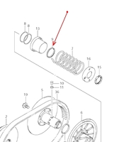 Сальник пружины вариатора Suzuki Kingquad 21247-31G00