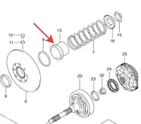 Опора пружины маховика сцепления 21471-09F60