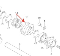Втулка вала вилки КПП 29611-31G00