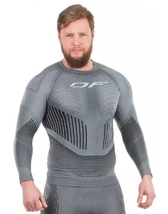Термофутболка DragonFly 3DTHERMO GREY с длинным рукавом 300206-G (Размер L)