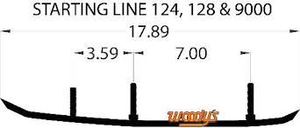 Коньки снегохода SLP для снегоходов Lynx Boondocker Rave Xtrim Commander 35-124 RUS-9000 605349378 15-6849