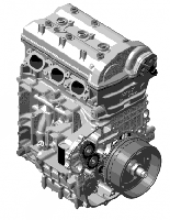 Двигатель для квадроцикла BRP Can-Am Maverick R (объем 900 см³., мощность 220 л с.) 420099601