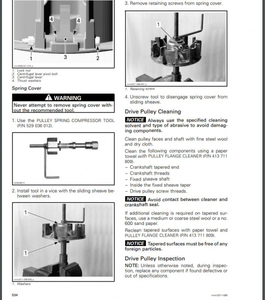 Съемник пружины вариатора Skidoo/Canam 529036012