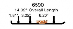 Коньки для лыж снегохода Woody's Yamaha EYV3-6590-1 WYV-6590-1 (8JD-F3731-00-00 SMA-F3731-30-03 8HR-F3731-00-00)