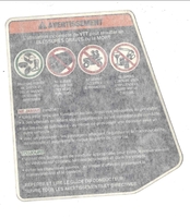 Наклейка информационная 704902788