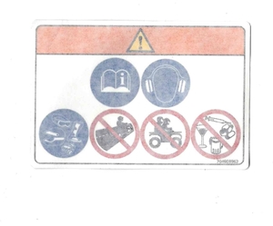 Наклейка информационная BRP 704903962