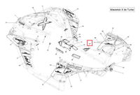 Наклейка квадроцикла (левая сторона Intercooled) BRP Can-Am Maverick 1000 Turbo 704904805