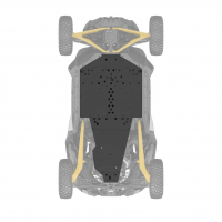 Защита днища пластиковая для BRP Can-am Maverick R 715007314