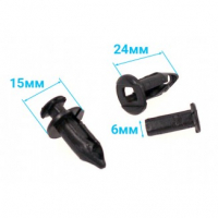 Пистон крепления пластика (10-шт) квадроцикла Bronco AT-04025