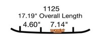 Коньки для снегохода Polaris IQ Widetrak / Indy 550 / RMK / Switchback / Widetrak LX / 2875723 / EPI3-1125 / WPI-1125 9045-03  3S - кант 16см