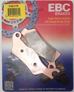Тормозные колодки EBC передние правые задние для BRP Outlander Renegade G2 FA617R 705601014 715900249