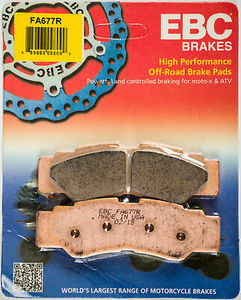 Тормозные колодки квадроцикла Yamaha YXZ 1000 2HC-25806-00-00 FA677 FA677R