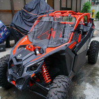 Стекло лобовое усиленное с защитой от царапин 6мм для CanAm Maverick X3 Kemimoto FTVWS012PC6 715004417 715002907