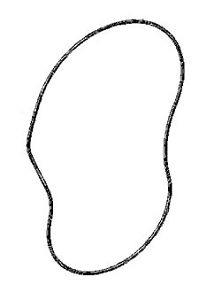 Прокладка крышки вариатора Polaris 5521802