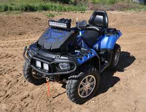 Вынос радиатора LitPro для квадроцикла Polaris Sportsman 550 850 (стальной) LTPRO-POL