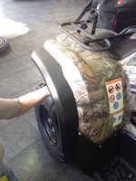 Расширители колесных арок Storm для квадроциклов Yamaha Grizzly  550 700 40.MP 0167 2007-2015