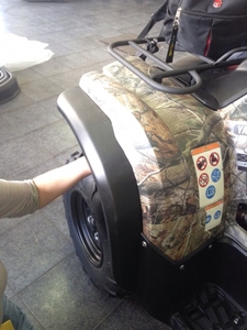 Расширители колесных арок Storm для квадроциклов Yamaha Grizzly  550 700 40.MP 0167 2007-2015