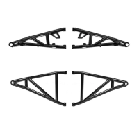 Комплект передних рычагов черных (верх низ) S3 Powersports для квадроцикла BRP Maverick X3 72'' S3121-72-SS