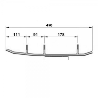 Коньки лыж усиленные 160 мм Sledex для Lynx Blade Blade 605349378 860200959 605349375 605349376 605349527 605349528 605349530 505073493 6425-03 SLD-0081-012