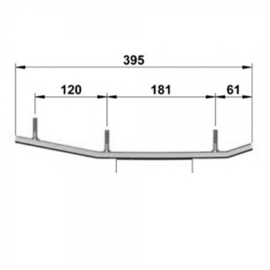 Коньки лыж усиленные 160 мм Sledex для Polaris 2879025 / EPI3-1300 / WPI-1300 9545-03 SLD-0081-016