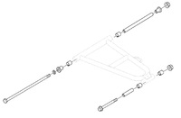 Втулки А-образного рычага Arctic Cat (для  SM-08179, SM-08180, SM-08189, SM-08190) SM-08229