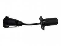 Переходник розетки фаркопа для подключения Европейского прицепа к Американской машине usa7euro7