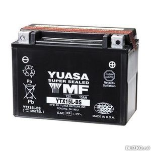 Аккумулятор Yuasa YTX15L-BS