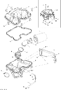 Защелка крышки воздушного фильтра BRP 707800231